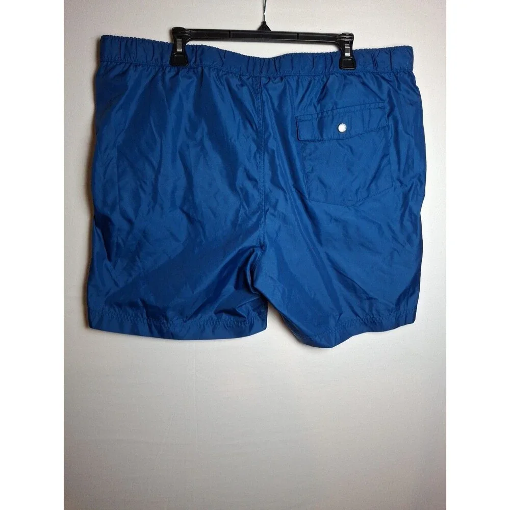 LANDS' END Men's Blue Quik - Dry Nylon Swim Trunks/ Shorts Size 42